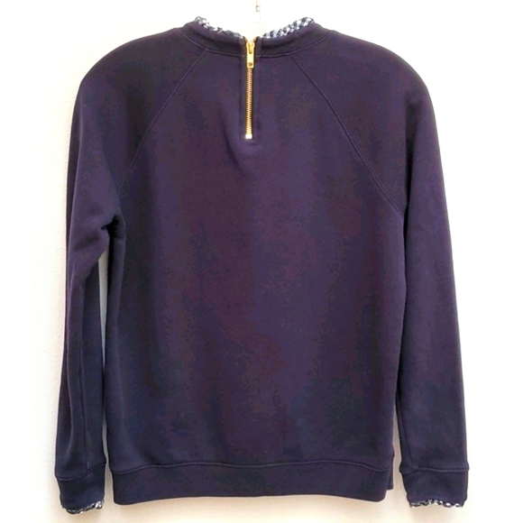 J. Crew Mercantile Ruffed Trim Sweatshirt Size XS - Picture 8 of 11